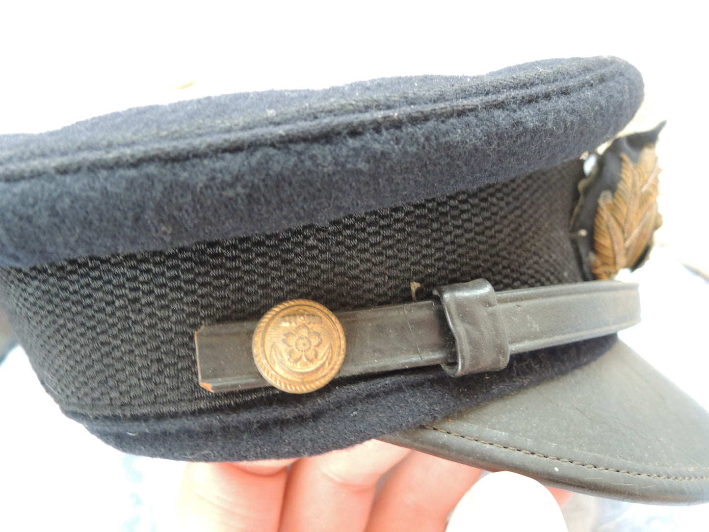 WW2 Original japanese Navy Officer Cap Hat with case