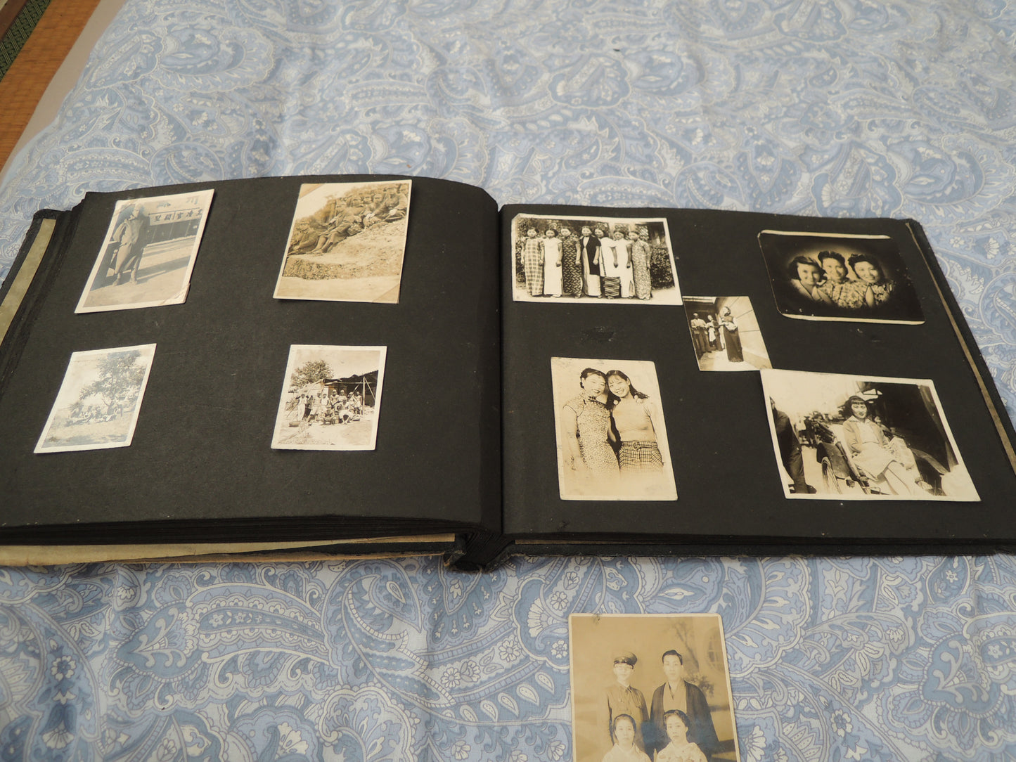 WW2 Japanese Army Memorial Photo Album Southern China