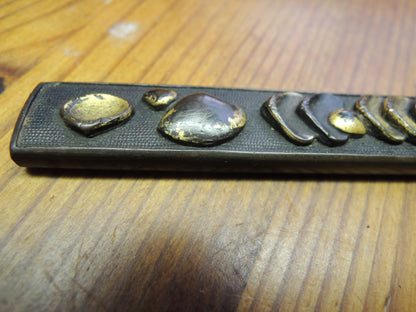 Antique Kozuka and Menuki set Japan Samurai katana Edo period Hamaguri no zu