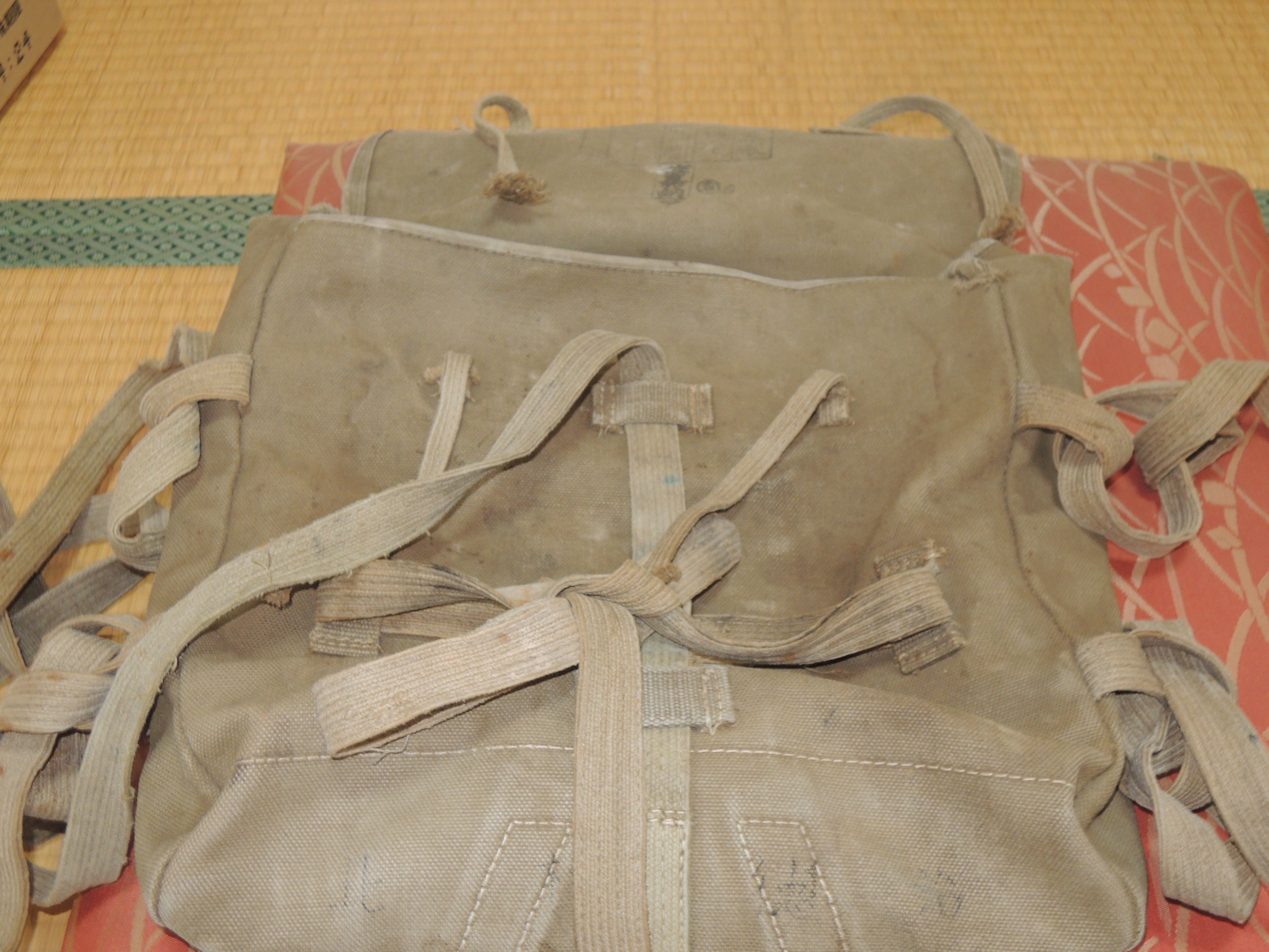 WW2 Original japanese Army military Soldiers Type99 backpack Takoashi ...