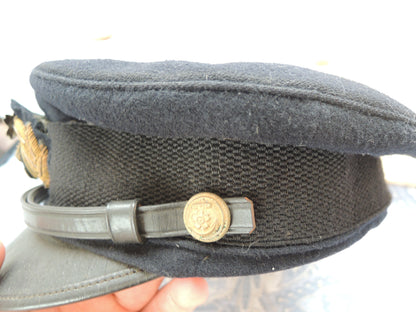 WW2 Original japanese Navy Officer Cap Hat with case